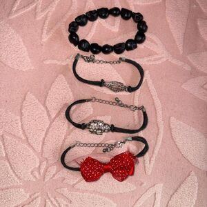 Punk Goth Bracelet Bundle